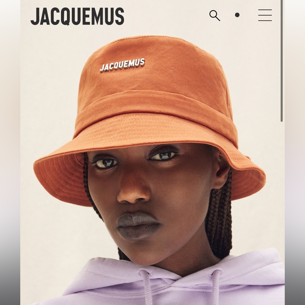 Jacquemus Le Bob Gadjo Terracotta Bucket Hat